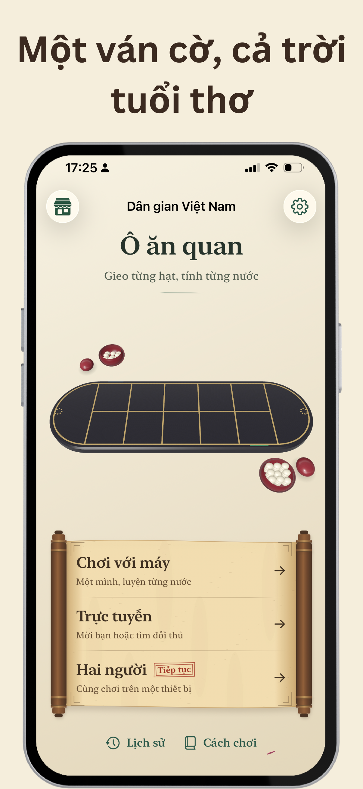 Ô Ăn Quan traditional Vietnamese game